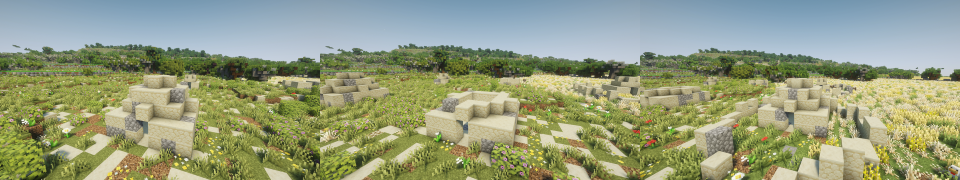 A full-size girna that is square outside and round inside, whole, ruined and enclosed, in Malta in Minecraft