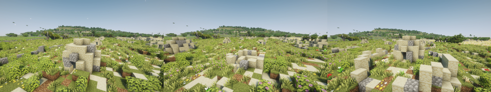 A round girna, whole, ruined and enclosed, in Malta in Minecraft